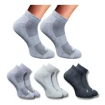 3_Pair Set Unisex Casual Cotton Printed Low Cut Socks (Multicolor)