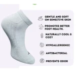 3_Pair Set Unisex Casual Cotton Printed Low Cut Socks (Multicolor) - Image 3