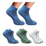 3_Pair Set Unisex Casual Cotton Printed Low Cut Socks (Multicolor)