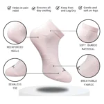 3_Pair Set Unisex Casual Cotton Printed Low Cut Socks (Multicolor) - Image 2