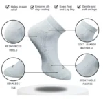 3_Pair Set Unisex Casual Cotton Printed Low Cut Socks (Multicolor) - Image 2