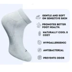 3_Pair Set Unisex Casual Cotton Printed Low Cut Socks (Multicolor) - Image 3