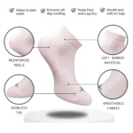 3_Pair Set Unisex Casual Cotton Printed Low Cut Socks (Multicolor) - Image 2