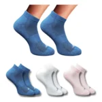 3_Pair Set Unisex Casual Cotton Printed Low Cut Socks (Multicolor)