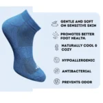 3_Pair Set Unisex Casual Cotton Printed Low Cut Socks (Multicolor) - Image 3