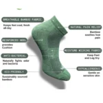 3_Pair Set Unisex Casual Cotton Printed Low Cut Socks (Multicolor) - Image 4