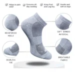 3_Pair Set Unisex Casual Cotton Printed Low Cut Socks (Multicolor) - Image 2
