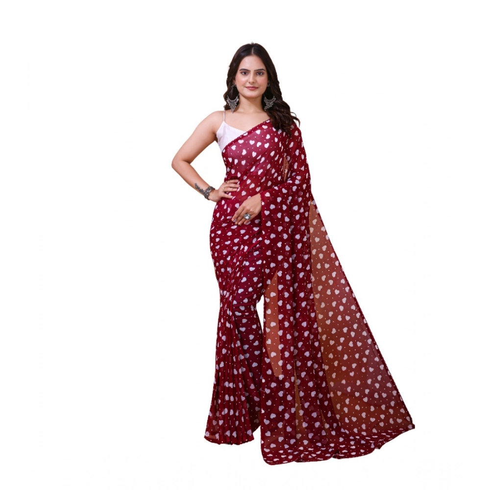 PID-63028-Generic-Women-s-Georgette-Printed-Saree-With-Unstitched-Blouse-5-5-Mtr-Maroon-1-1000x1000-1.webp Women's Georgette Printed Saree With Unstitched Blouse 5.5Mtr (Maroon) - Image 1