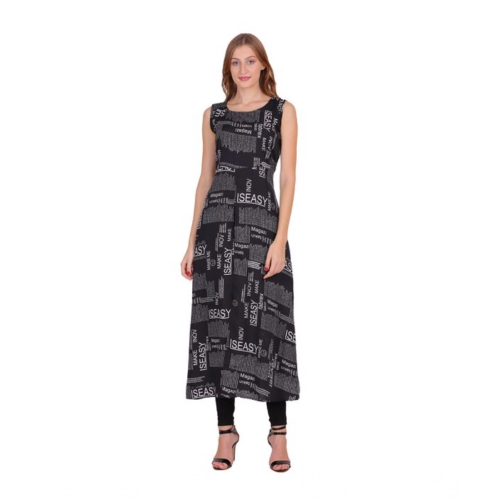 PID-63333-Women-s-Casual-Crepe-Sleeveless-Slit-Dress-Black-1-1000x1000-1.webp Women's Casual Crepe Sleeveless Slit Dress (Black) - Image 1