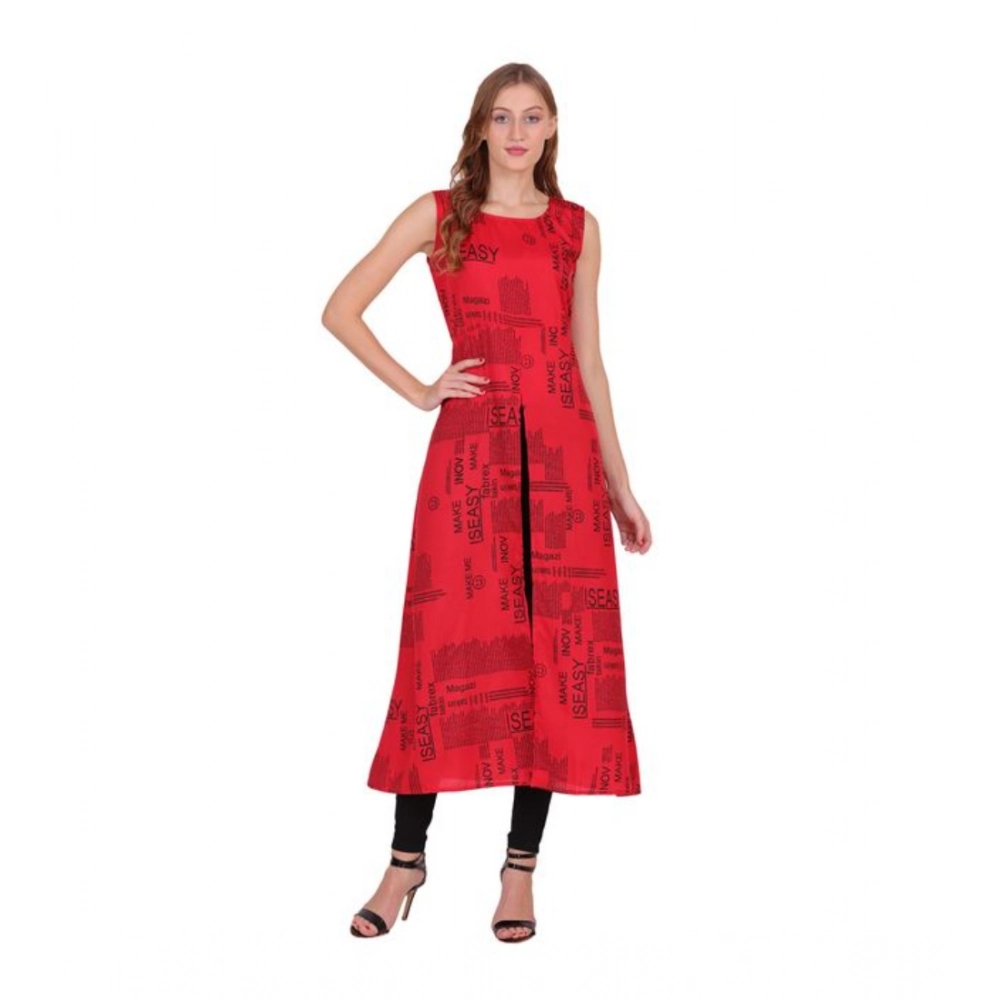PID-63336-Women-s-Casual-Crepe-Sleeveless-Slit-Dress-Red-1-1000x1000-1.webp Women's Casual Crepe Sleeveless Slit Dress (Red) - Image 1