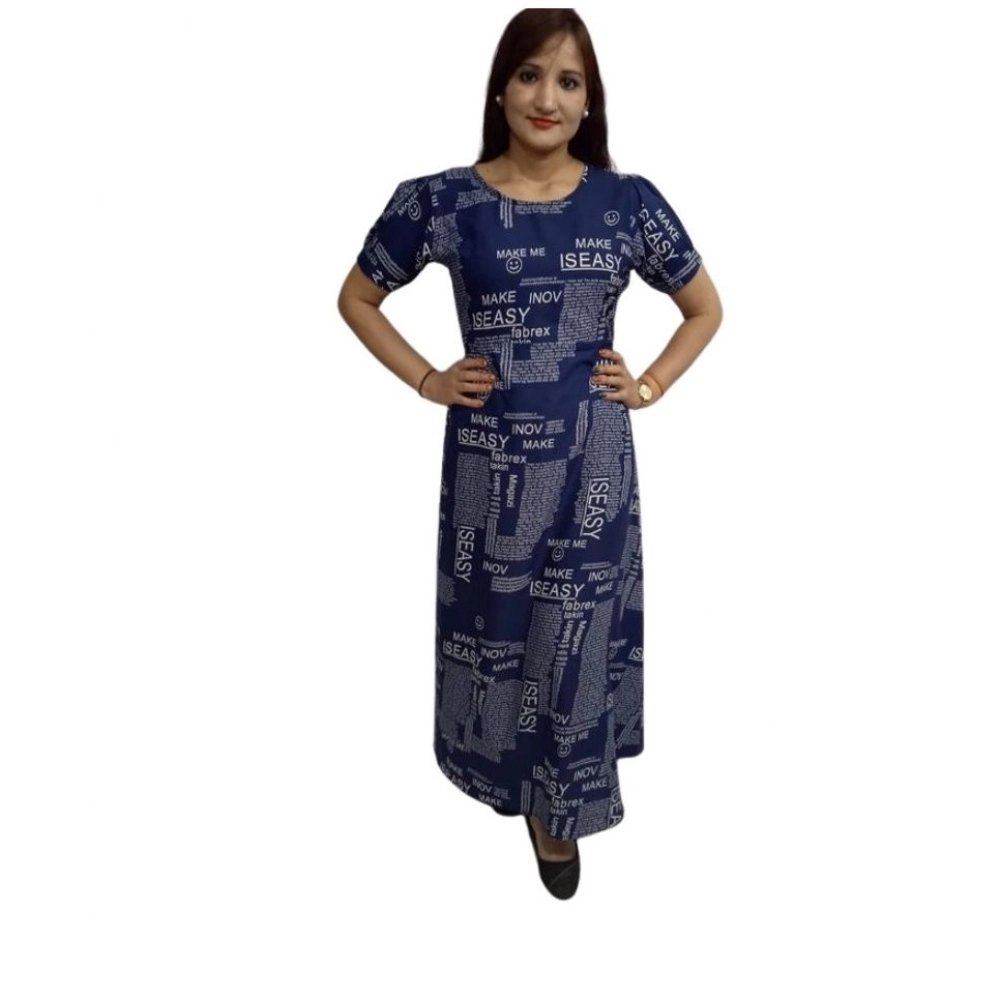 PID-63345-Women-s-Casual-Crepe-Half-Sleeves-Dress-Blue-1-1000x1000-1.webp Women's Casual Crepe Half Sleeves Dress (Blue) - Image 1