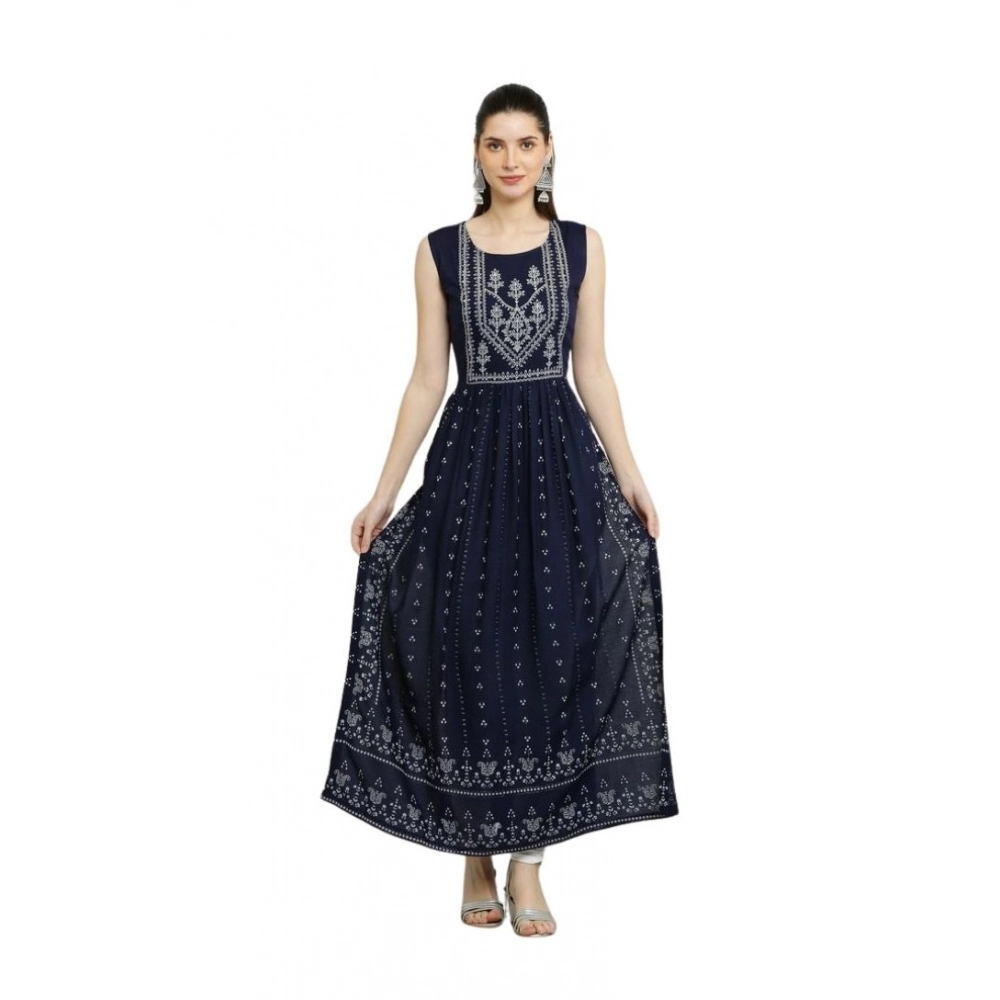 PID-63370-Women-s-Casual-Rayon-3-4th-Sleeves-Kurti-Blue-1-1000x1000-1.webp Women's Casual Rayon Sleeveless Kurti (Blue) - Image 1
