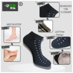 3_Pair Set Unisex Casual Cotton Printed Low Cut Socks (Multicolor) - Image 2