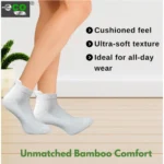 4_Pair Set Unisex Casual Bamboo Cotton Printed Ankle Length Socks (Multicolor) - Image 2