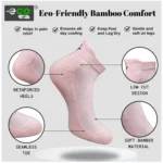 4_Pair Set Unisex Casual Bamboo Cotton Printed Ankle Length Socks (Multicolor) - Image 5