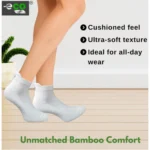 4_Pair Set Unisex Casual Bamboo Cotton Printed Ankle Length Socks (Multicolor) - Image 2