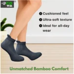 4_Pair Set Unisex Casual Bamboo Cotton Printed Ankle Length Socks (Multicolor) - Image 2