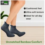 4_Pair Set Unisex Casual Bamboo Cotton Printed Ankle Length Socks (Multicolor) - Image 2