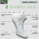 4_Pair Set Unisex Casual Bamboo Cotton Printed Ankle Length Socks (Multicolor) - Image 5