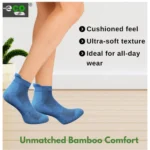 4_Pair Set Unisex Casual Bamboo Cotton Printed Ankle Length Socks (Multicolor) - Image 2