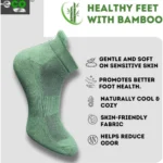 4_Pair Set Unisex Casual Bamboo Cotton Printed Ankle Length Socks (Multicolor) - Image 4
