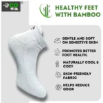 4_Pair Set Unisex Casual Bamboo Cotton Printed Ankle Length Socks (Multicolor) - Image 4