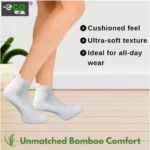 4_Pair Set Unisex Casual Bamboo Cotton Printed Ankle Length Socks (Multicolor) - Image 5