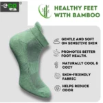 4_Pair Set Unisex Casual Bamboo Cotton Printed Ankle Length Socks (Multicolor) - Image 4