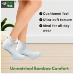 4_Pair Set Unisex Casual Bamboo Cotton Printed Ankle Length Socks (Multicolor) - Image 2