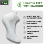 4_Pair Set Unisex Casual Bamboo Cotton Printed Ankle Length Socks (Multicolor) - Image 4