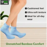 4_Pair Set Unisex Casual Bamboo Cotton Printed Ankle Length Socks (Multicolor) - Image 2