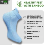 4_Pair Set Unisex Casual Bamboo Cotton Printed Ankle Length Socks (Multicolor) - Image 4