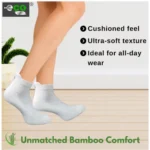 4_Pair Set Unisex Casual Bamboo Cotton Printed Ankle Length Socks (Multicolor) - Image 2