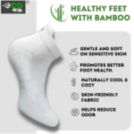 4_Pair Set Unisex Casual Bamboo Cotton Printed Ankle Length Socks (Multicolor) - Image 4