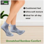 4_Pair Set Unisex Casual Bamboo Cotton Printed Ankle Length Socks (Multicolor) - Image 2