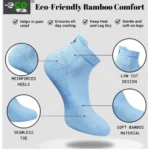 4_Pair Set Unisex Casual Bamboo Cotton Printed Ankle Length Socks (Multicolor) - Image 3