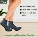 4_Pair Set Unisex Casual Bamboo Cotton Printed Ankle Length Socks (Multicolor) - Image 2