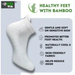4_Pair Set Unisex Casual Bamboo Cotton Printed Ankle Length Socks (Multicolor) - Image 4