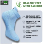 4_Pair Set Unisex Casual Bamboo Cotton Printed Ankle Length Socks (Multicolor) - Image 4