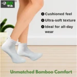 4_Pair Set Unisex Casual Bamboo Cotton Printed Ankle Length Socks (Multicolor) - Image 2