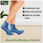 4_Pair Set Unisex Casual Bamboo Cotton Printed Ankle Length Socks (Multicolor) - Image 2
