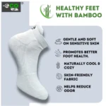 4_Pair Set Unisex Casual Bamboo Cotton Printed Ankle Length Socks (Multicolor) - Image 4