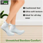 4_Pair Set Unisex Casual Bamboo Cotton Printed Ankle Length Socks (Multicolor) - Image 2