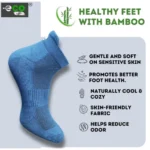 4_Pair Set Unisex Casual Bamboo Cotton Printed Ankle Length Socks (Multicolor) - Image 4