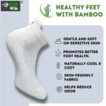 4_Pair Set Unisex Casual Bamboo Cotton Printed Ankle Length Socks (Multicolor) - Image 4