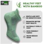 4_Pair Set Unisex Casual Bamboo Cotton Printed Ankle Length Socks (Multicolor) - Image 5