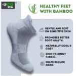 4_Pair Set Unisex Casual Bamboo Cotton Printed Ankle Length Socks (Multicolor) - Image 4