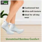 4_Pair Set Unisex Casual Bamboo Cotton Printed Ankle Length Socks (Multicolor) - Image 2