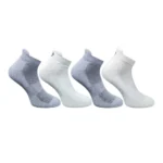 4_Pair Set Unisex Casual Bamboo Cotton Printed Ankle Length Socks (Multicolor)