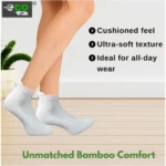 4_Pair Set Unisex Casual Bamboo Cotton Printed Ankle Length Socks (Multicolor) - Image 2